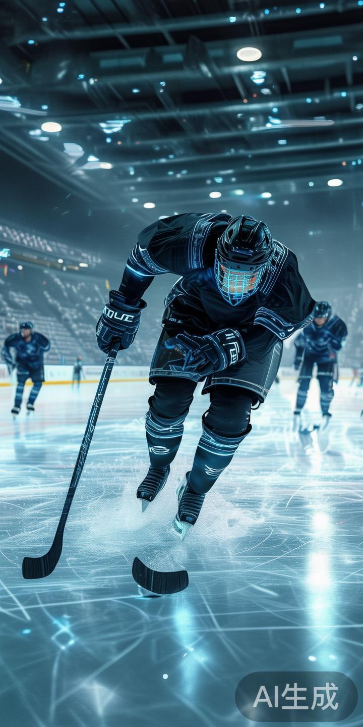 在传统的冰球比赛中，速度、力量和技巧一直是衡量运动