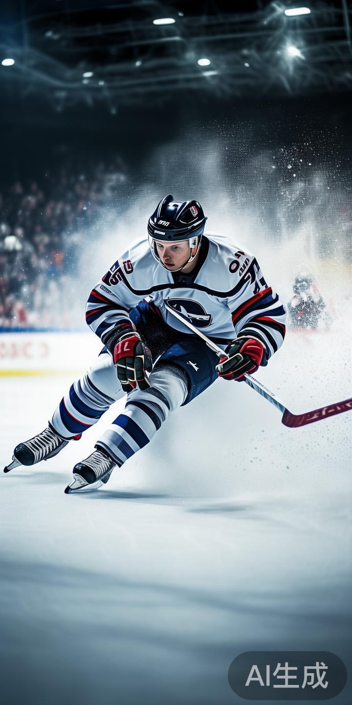 冰球精彩突破瞬间:速度与技巧的完美融合点燃赛场激情 在冰球运动中,高速滑行是突破的基础。车辆般的滑行速